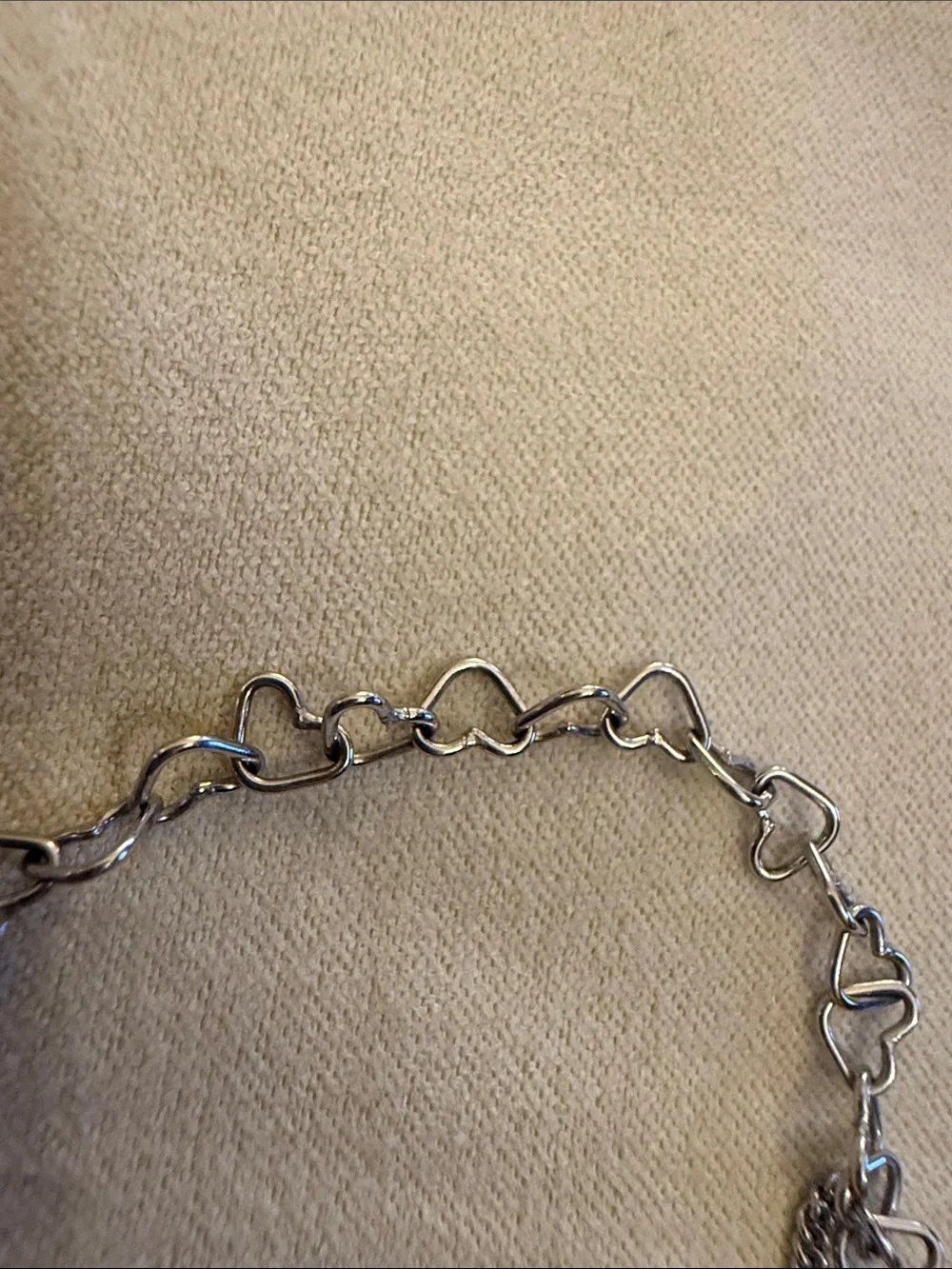 James Avery Light Connected Hearts Charm Bracelet preloved